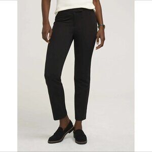 Anne Klein Contour stretch Bowie pants trousers ankle black tapered leg new 16